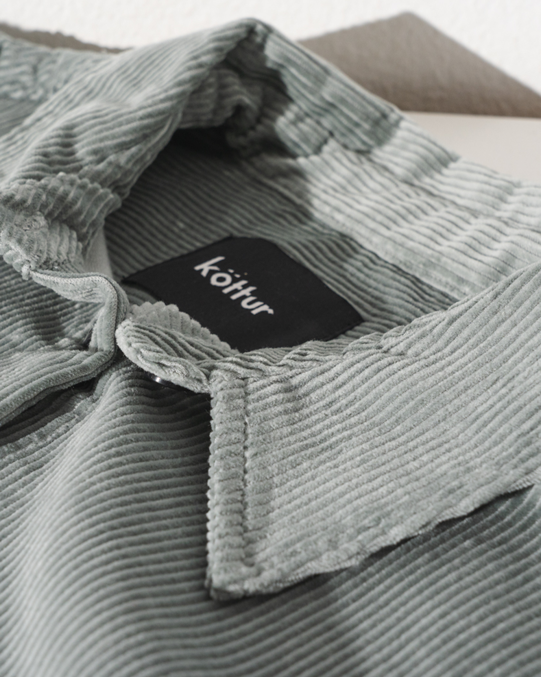 ICE GREY CORD SHIRT
